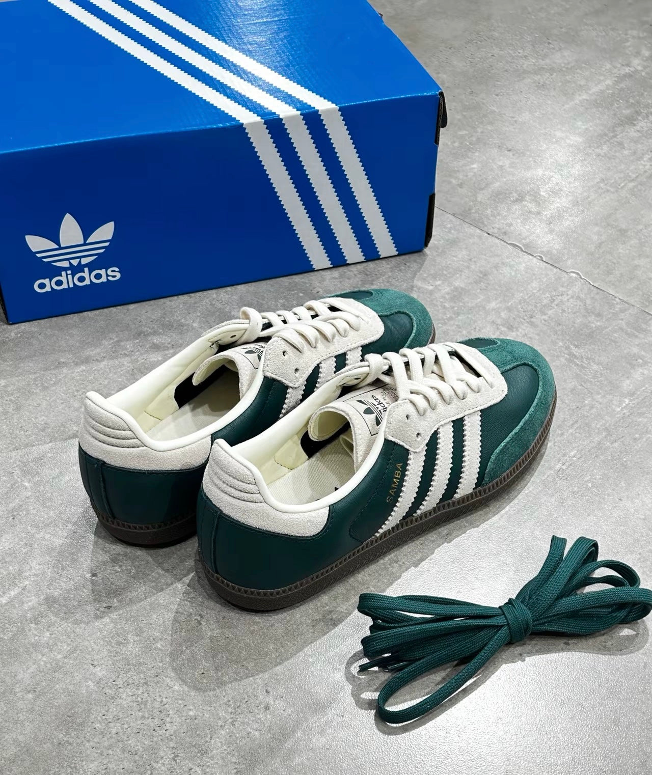 Adidas Originals Samba Collegiate Green Cream White (JI3215)