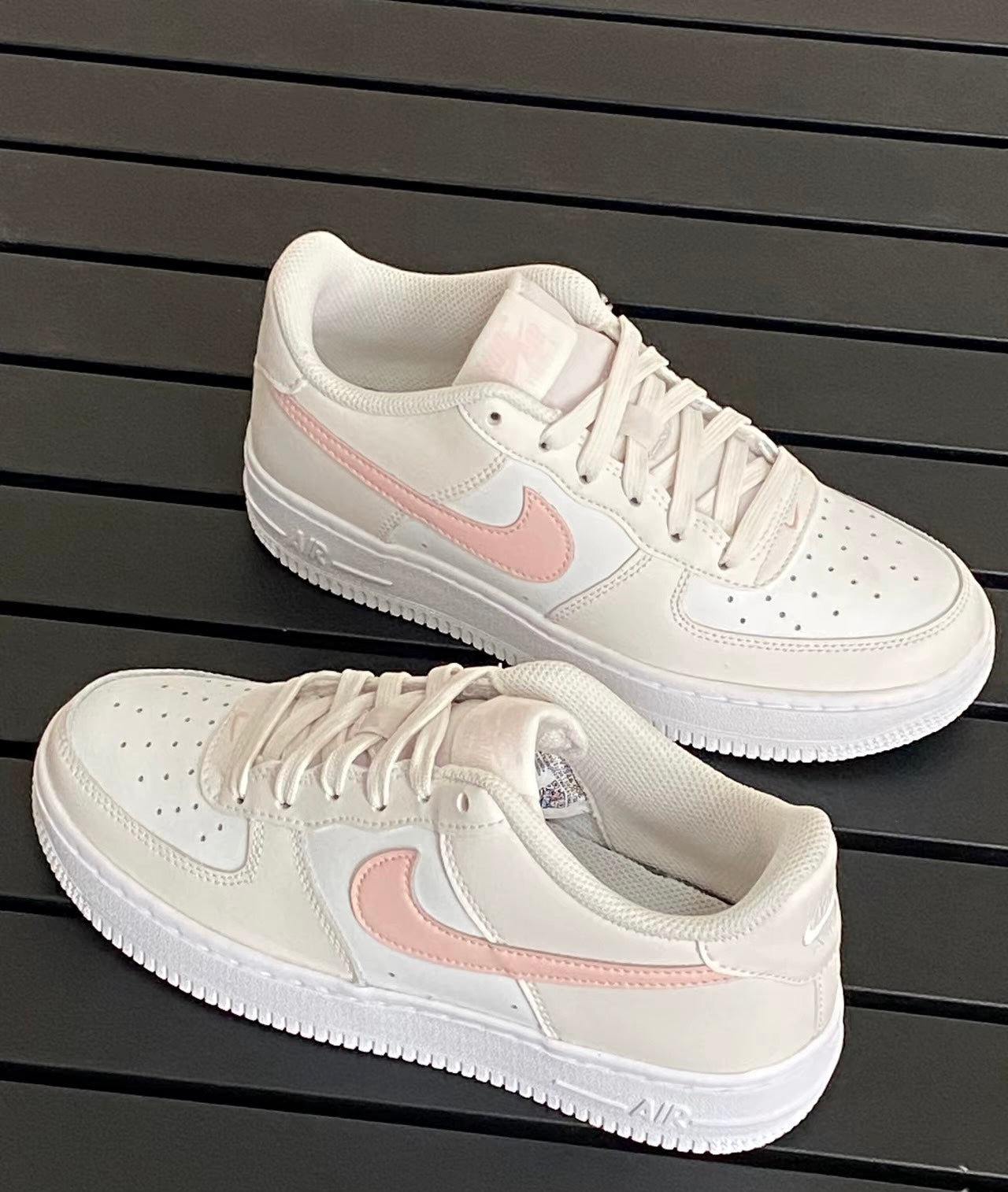 Nike Air Force GS 灰白粉 (FV5948-006)