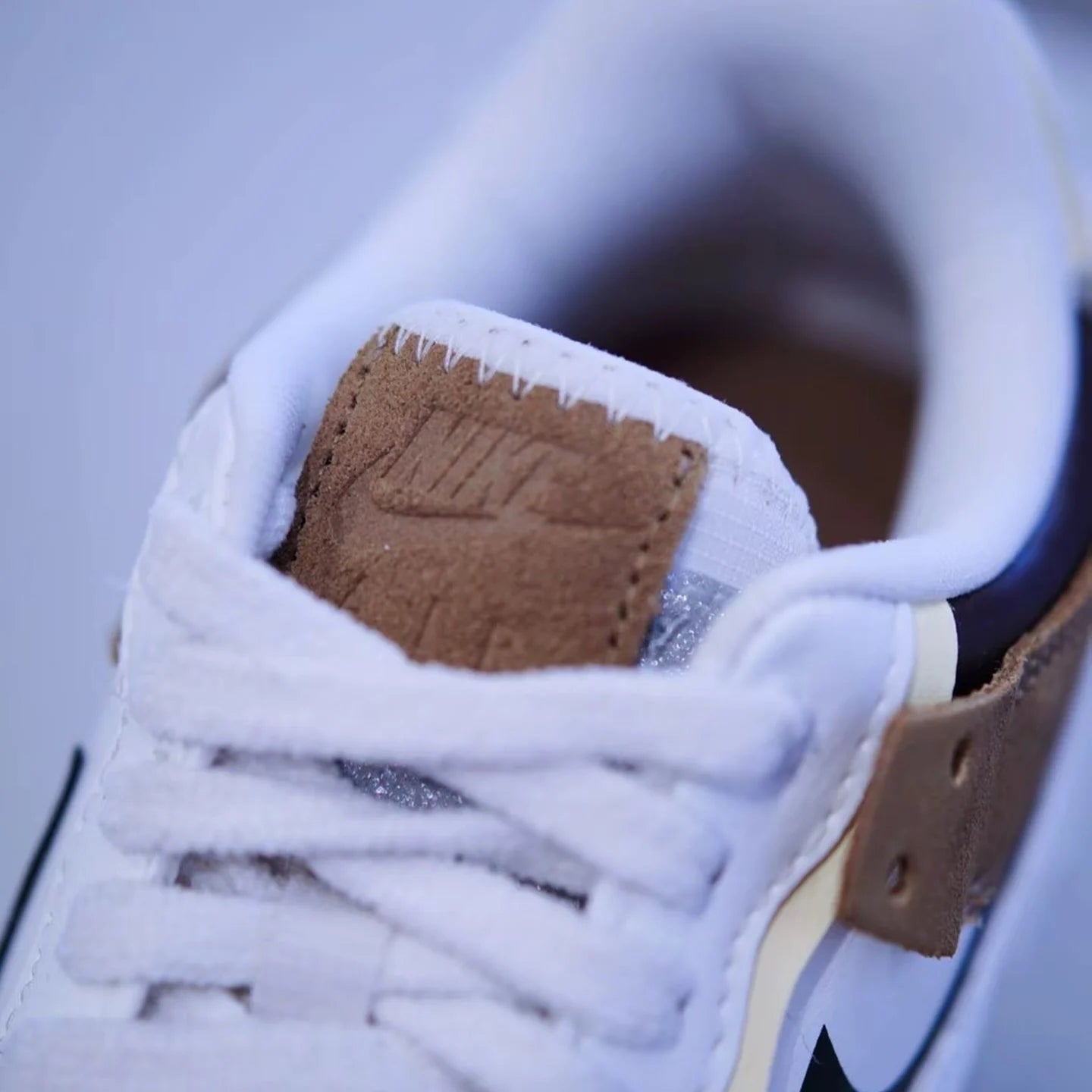 NIKE Air Force 1 Shadow 米白咖啡|蝴蝶結 (FB1857-111)