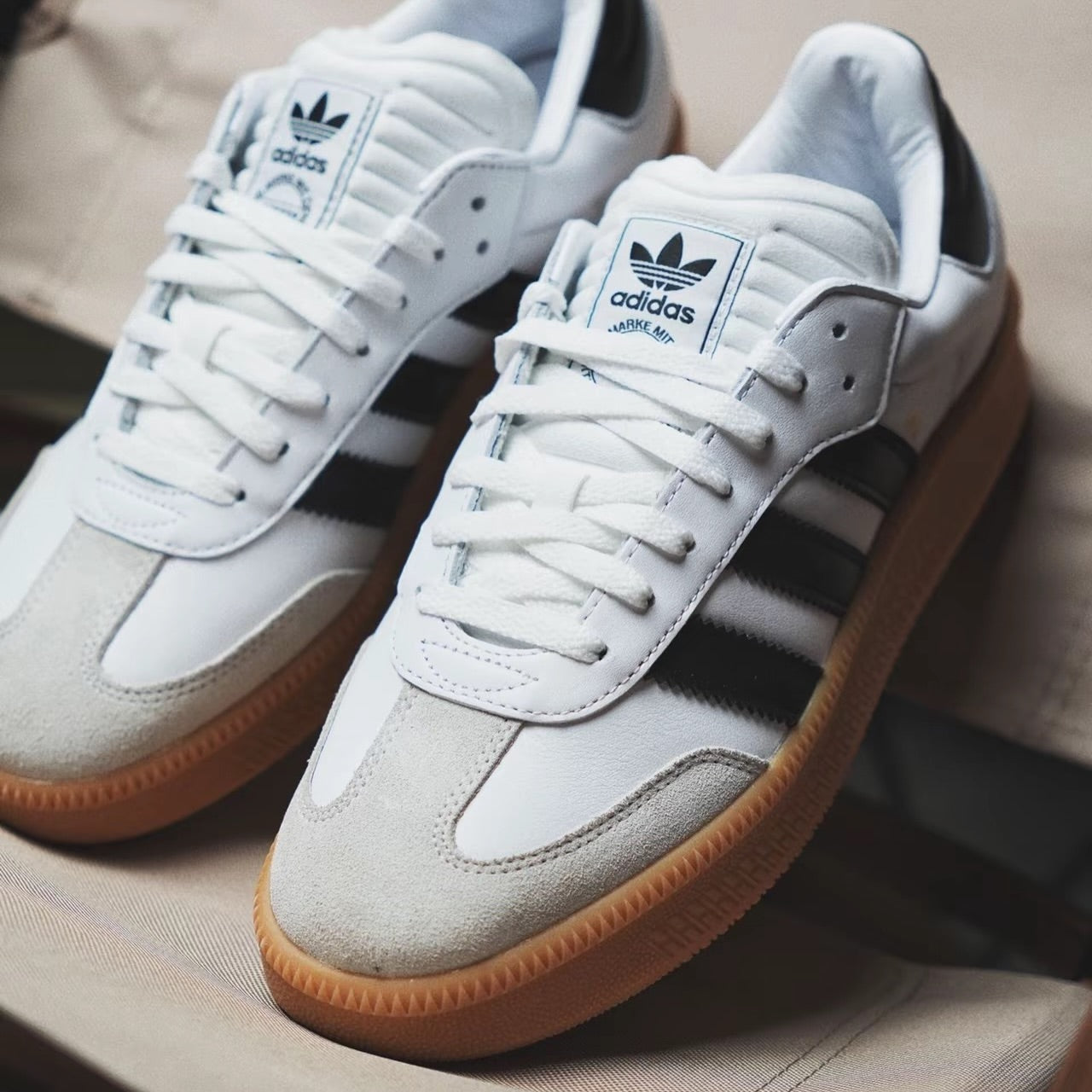 Adidas Originals Samba XLG 黑白 (IE1377)