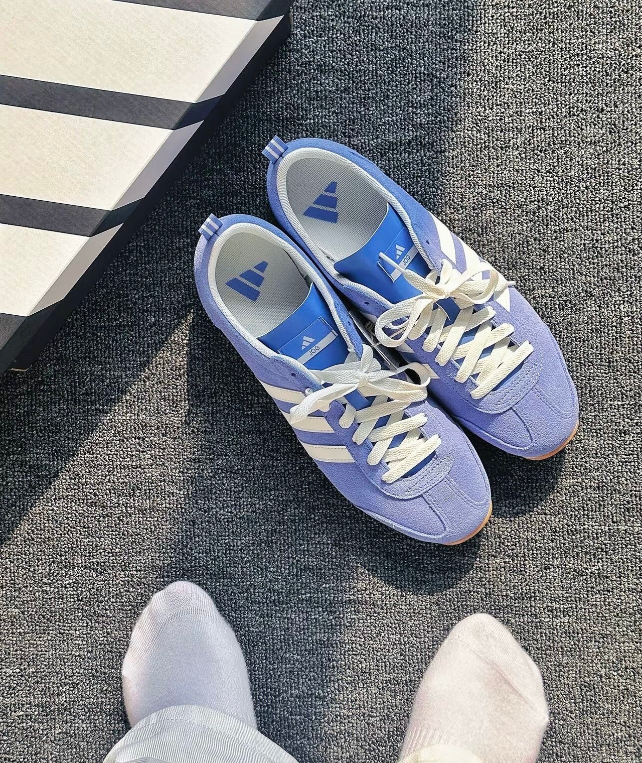 Adidas VS JOG 2.0 藍色 (JS4444)