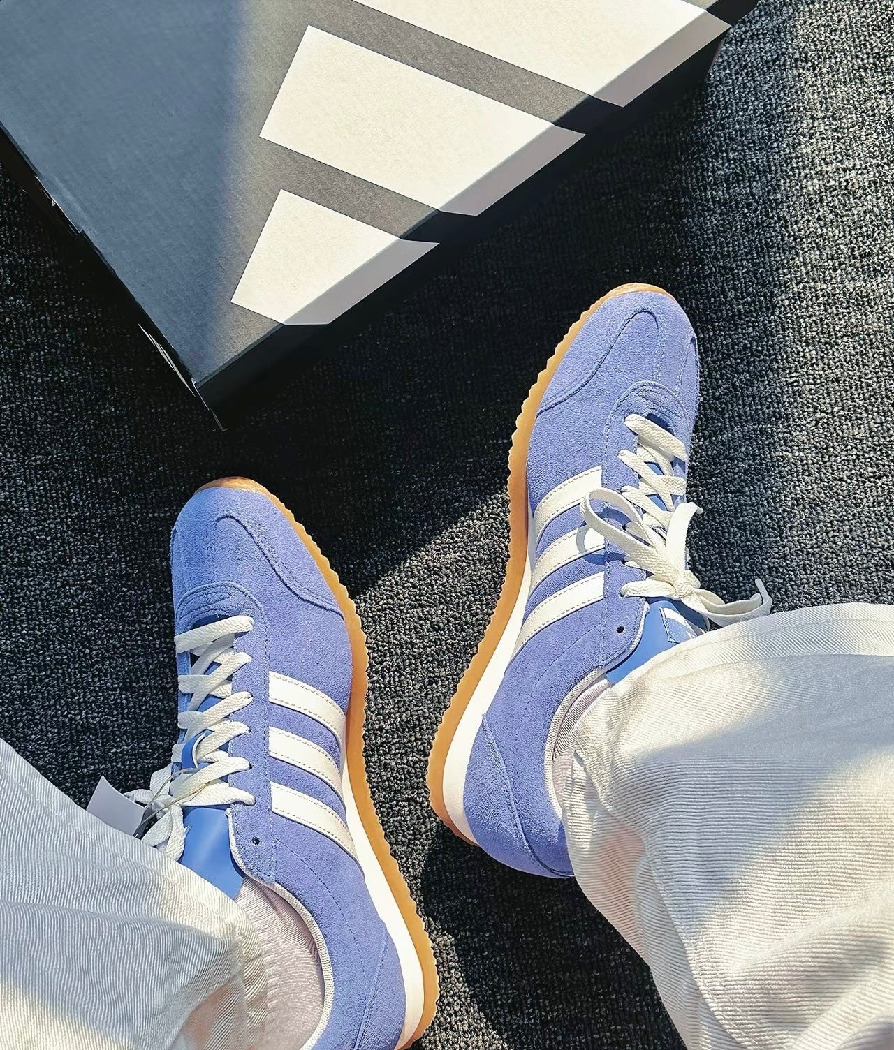 Adidas VS JOG 2.0 藍色 (JS4444)