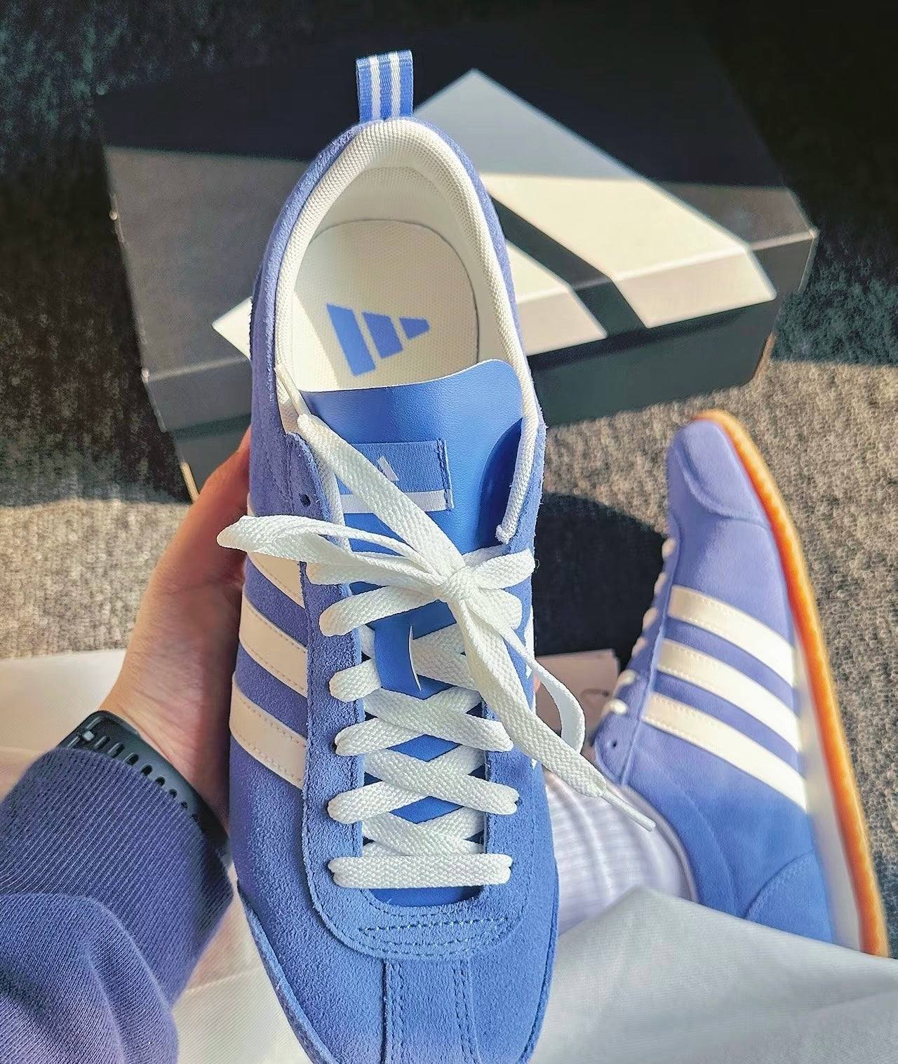 Adidas VS JOG 2.0 藍色 (JS4444)