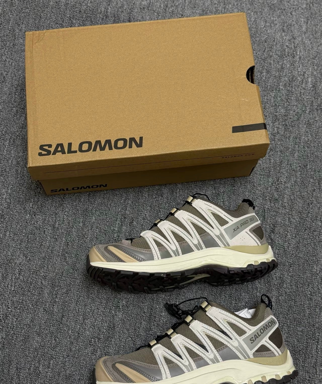 Salomon Xa-Pro 3D Suede 灰褐 (L477920)
