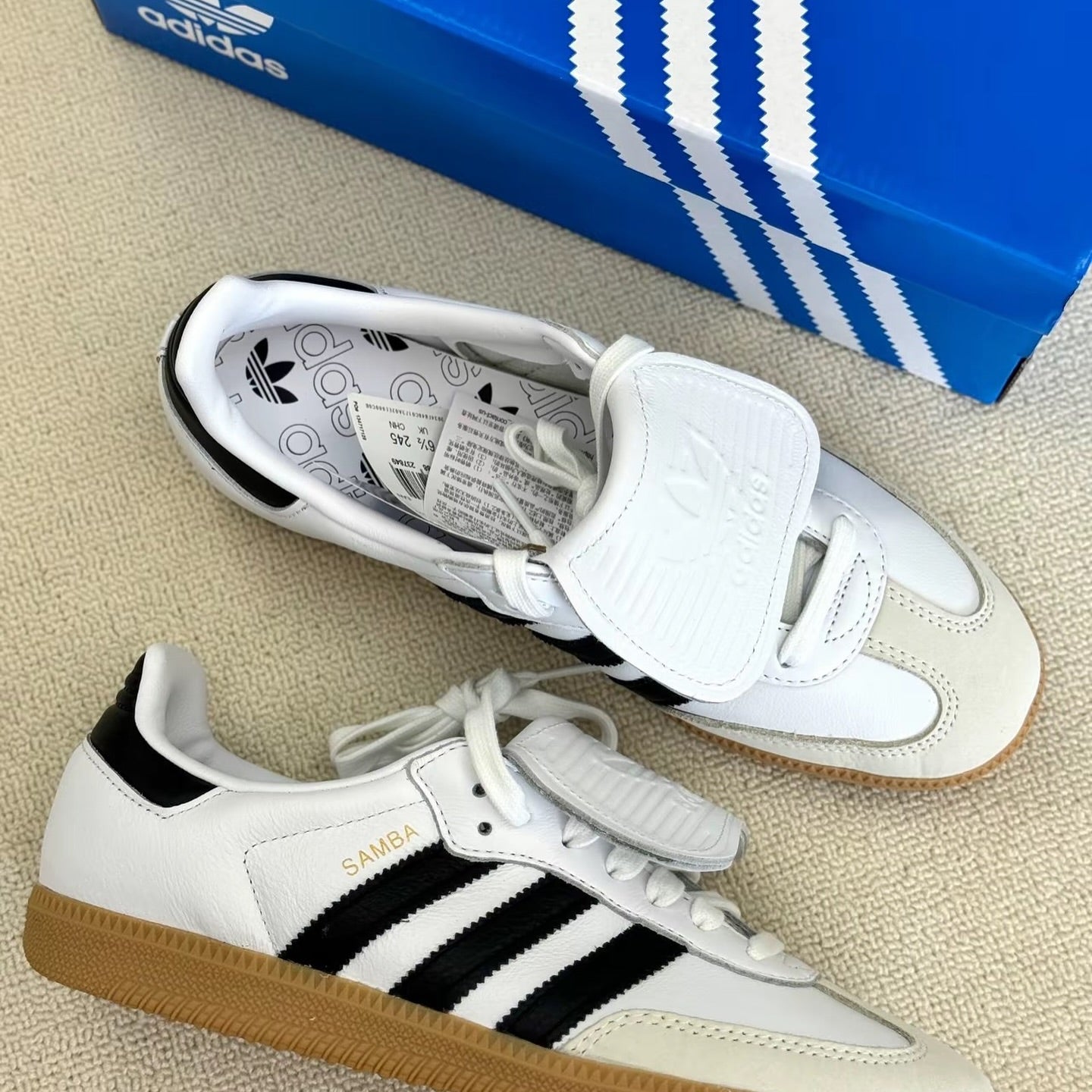 ADIDAS SAMBA LT CLOUD WHITE CORE BLACK (IG4279)