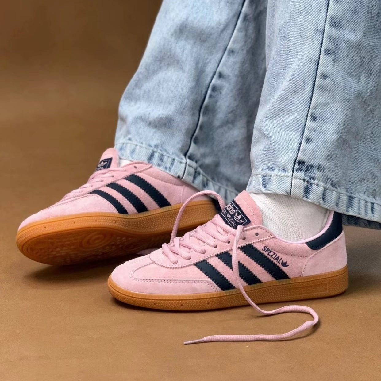 Adidas Originals handball Spezial 粉黑 (IF6561)