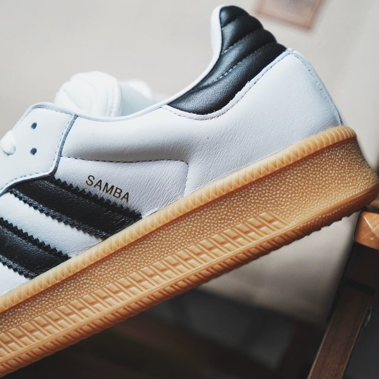 Adidas Originals Samba XLG 黑白 (IE1377)