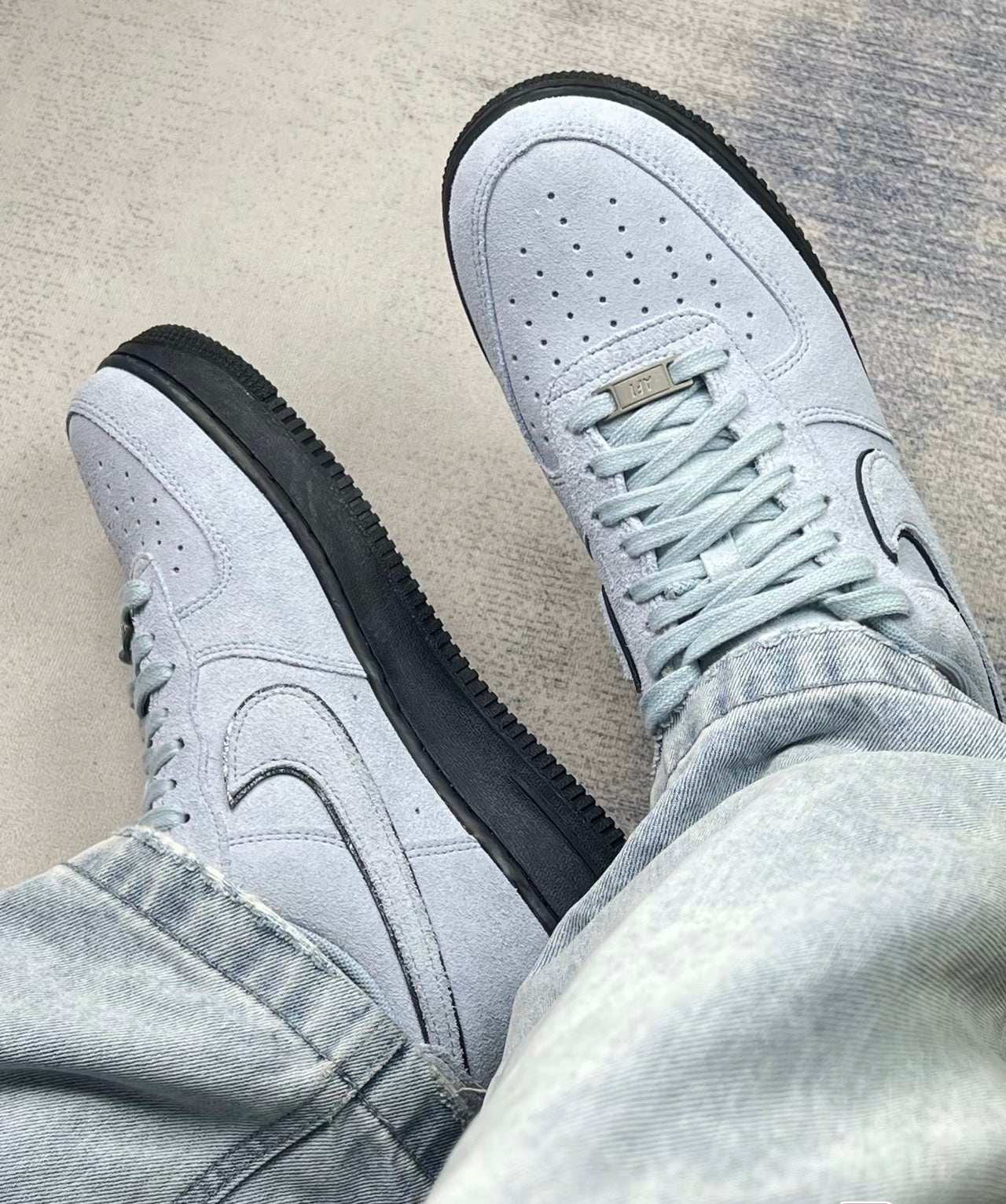 Nike Air Force 羊毛灰 (HQ1966-001)
