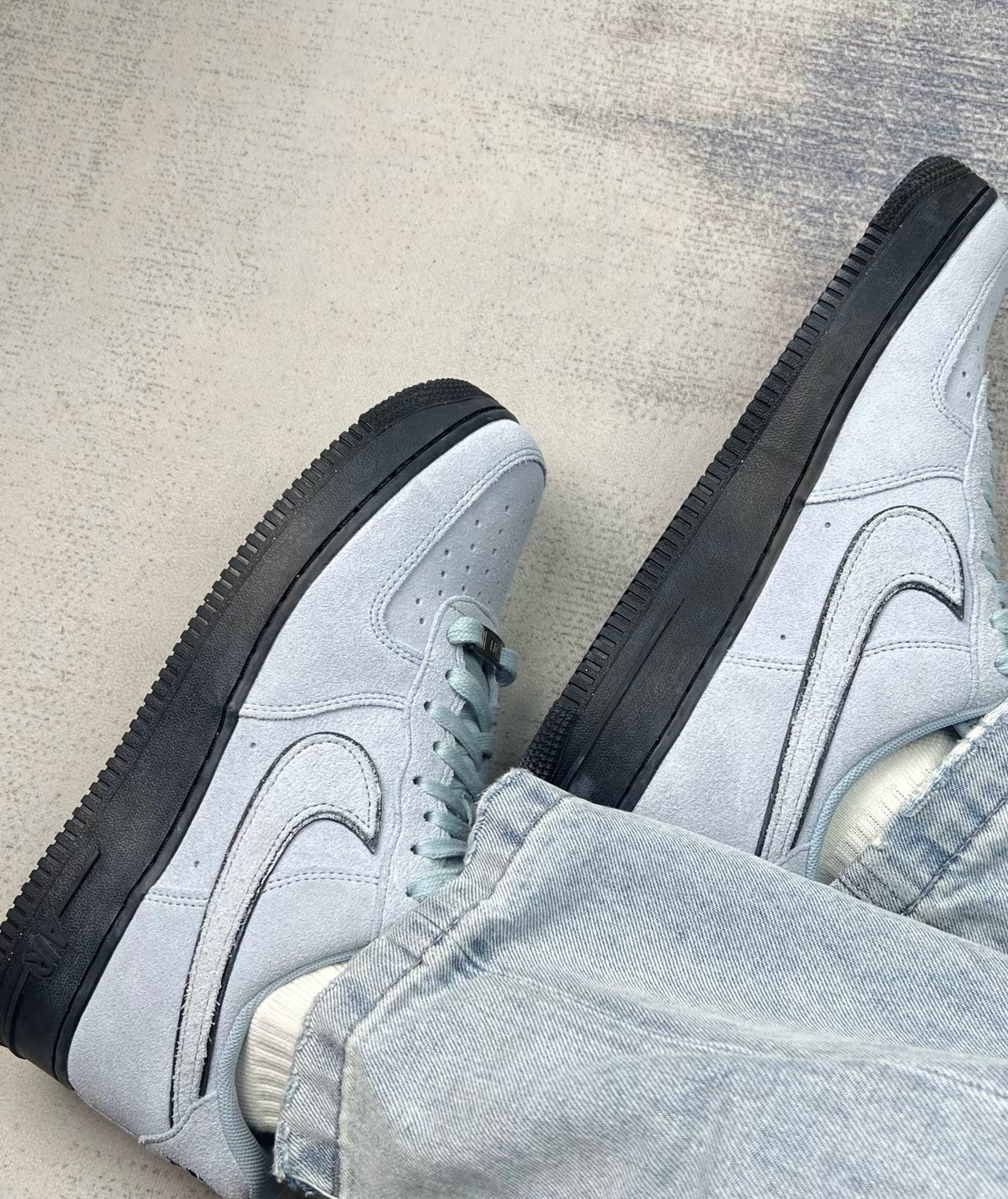 Nike Air Force 羊毛灰 (HQ1966-001)