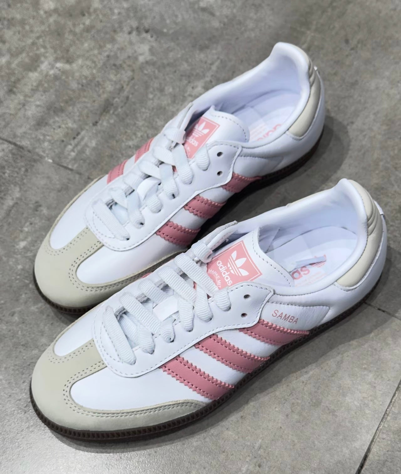 Adidas Originals Samba 白桃慕絲 (JI2677)
