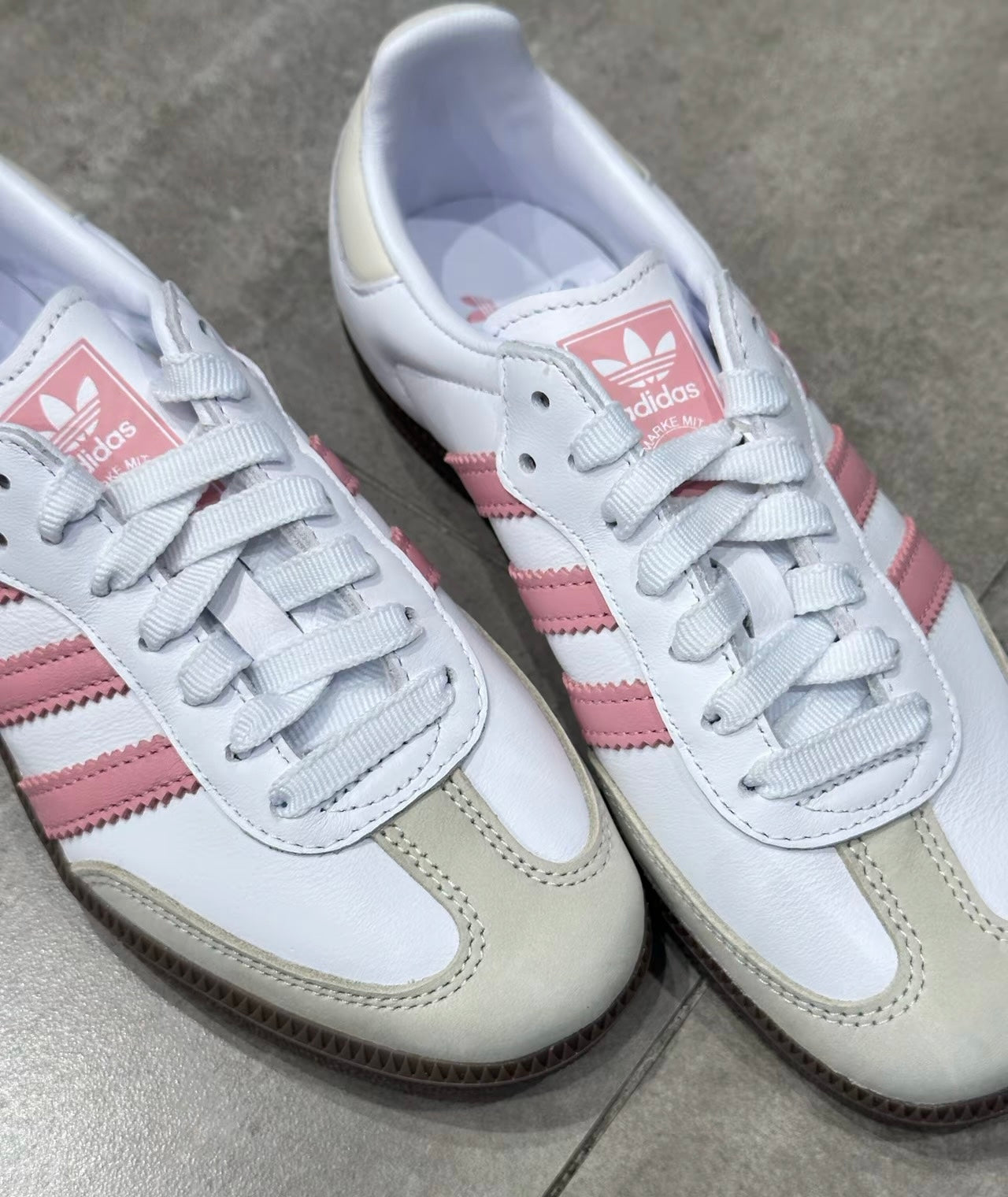 Adidas Originals Samba 白桃慕絲 (JI2677)