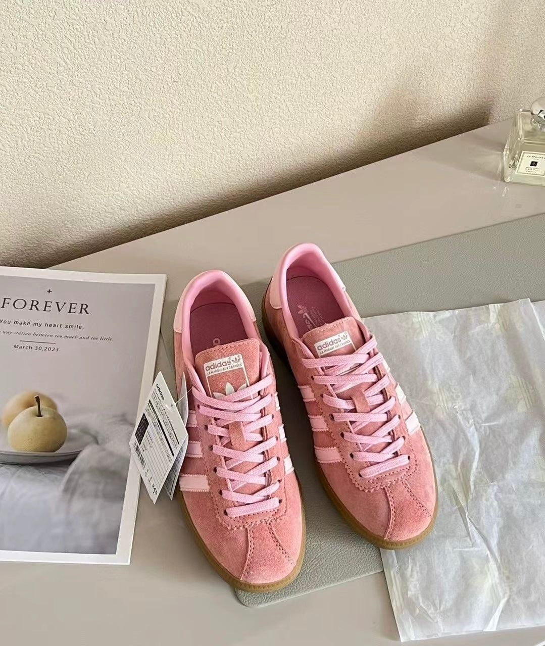 (秋季優惠) Adidas Originals Bermuda 粉色 (GY7386)