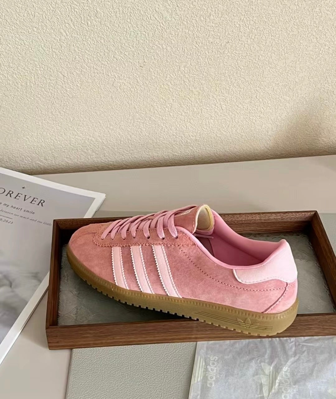 (秋季優惠) Adidas Originals Bermuda 粉色 (GY7386)
