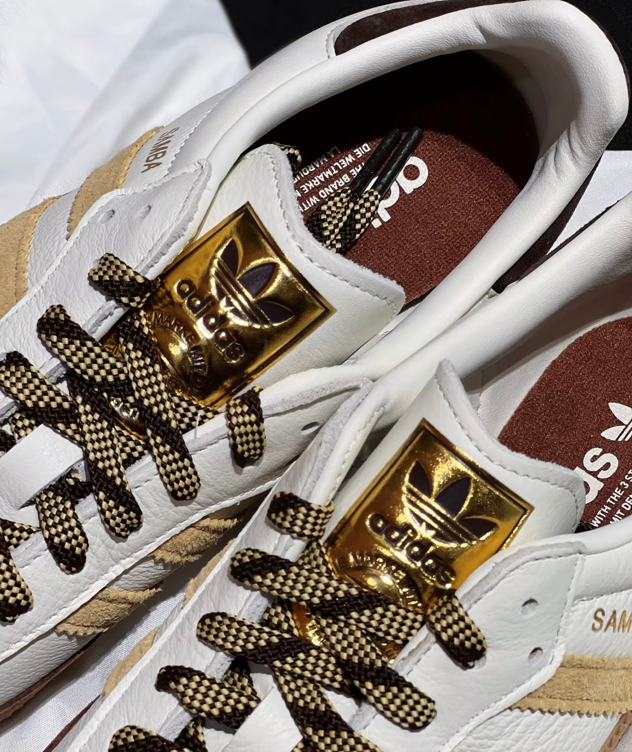(秋季優惠) Adidas Originals Samba OG 白棕紅 (KI8887)