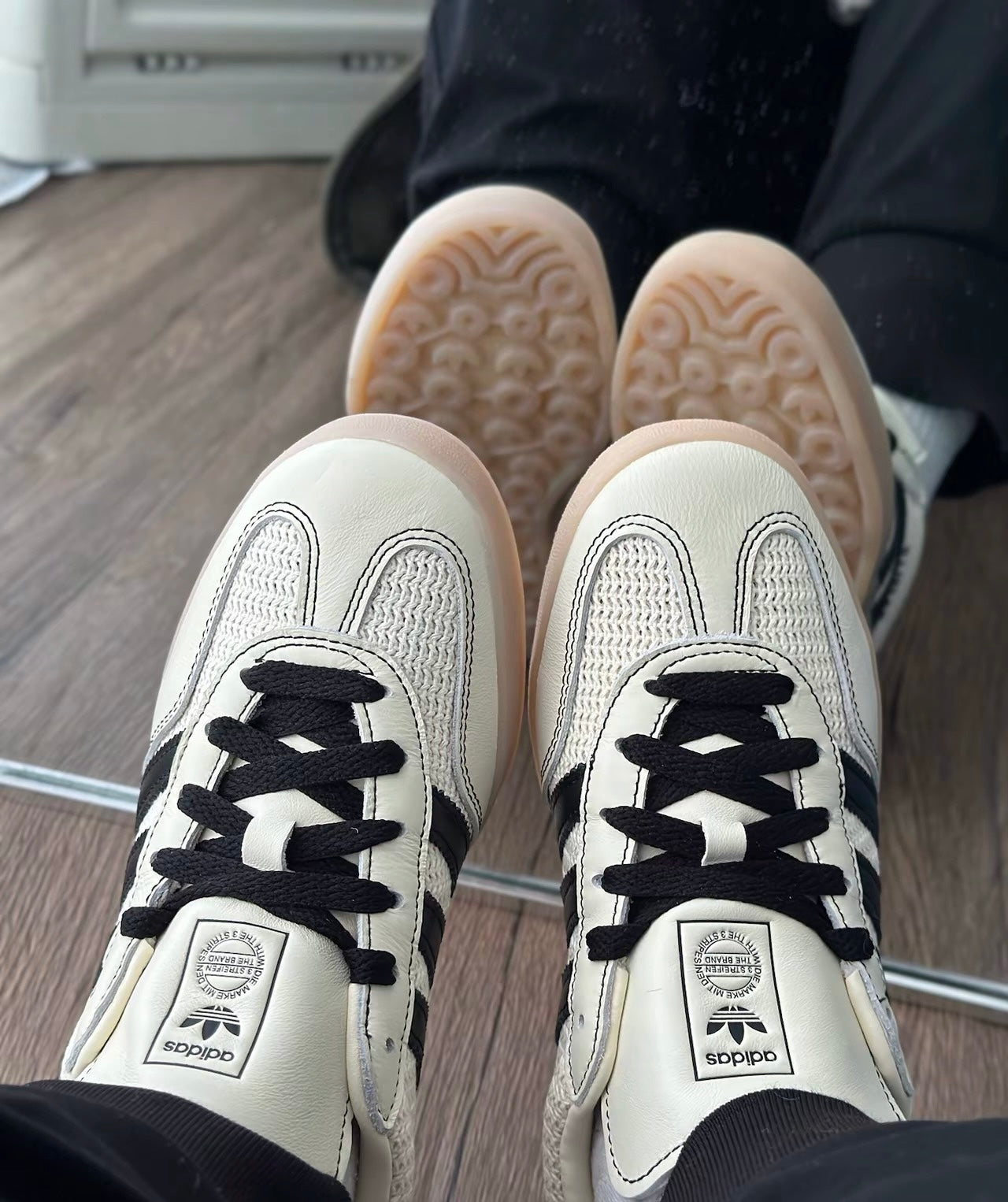 (秋季優惠) Adidas Originals Gazelle Indoor 白棕 (JQ7083)