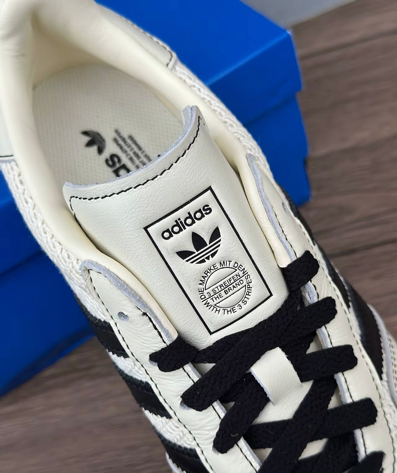 (秋季優惠) Adidas Originals Gazelle Indoor 白棕 (JQ7083)