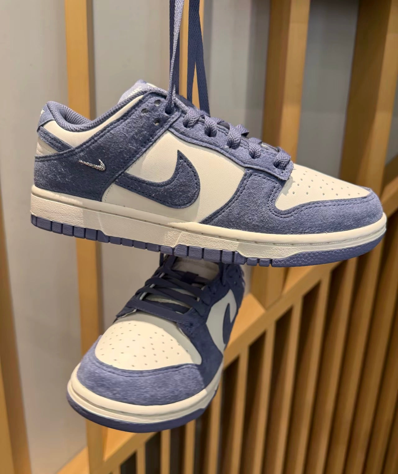 Nike Dunk Low Mini Swoosh Sail 米藍 (IB4417-103)