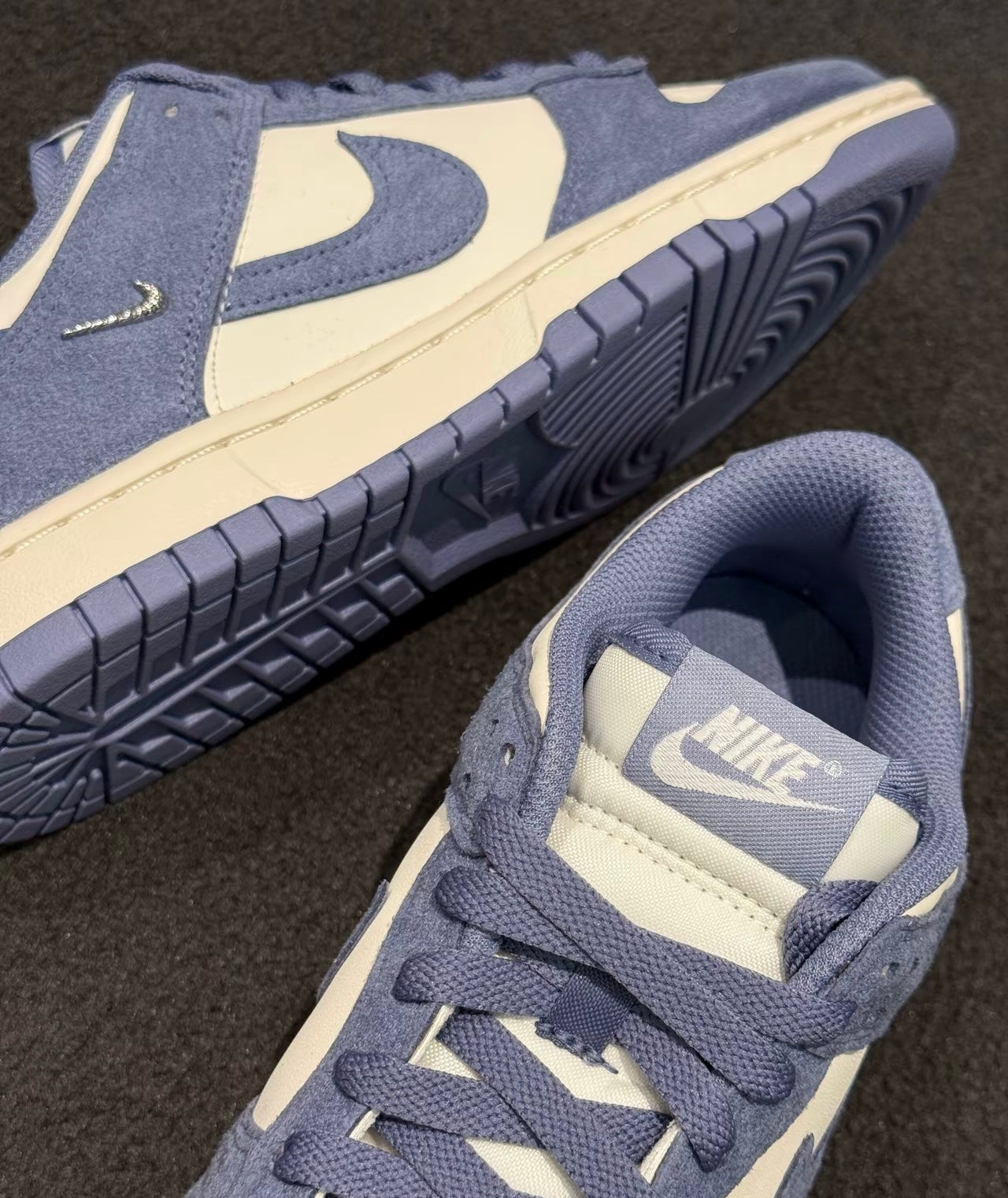 Nike Dunk Low Mini Swoosh Sail 米藍 (IB4417-103)