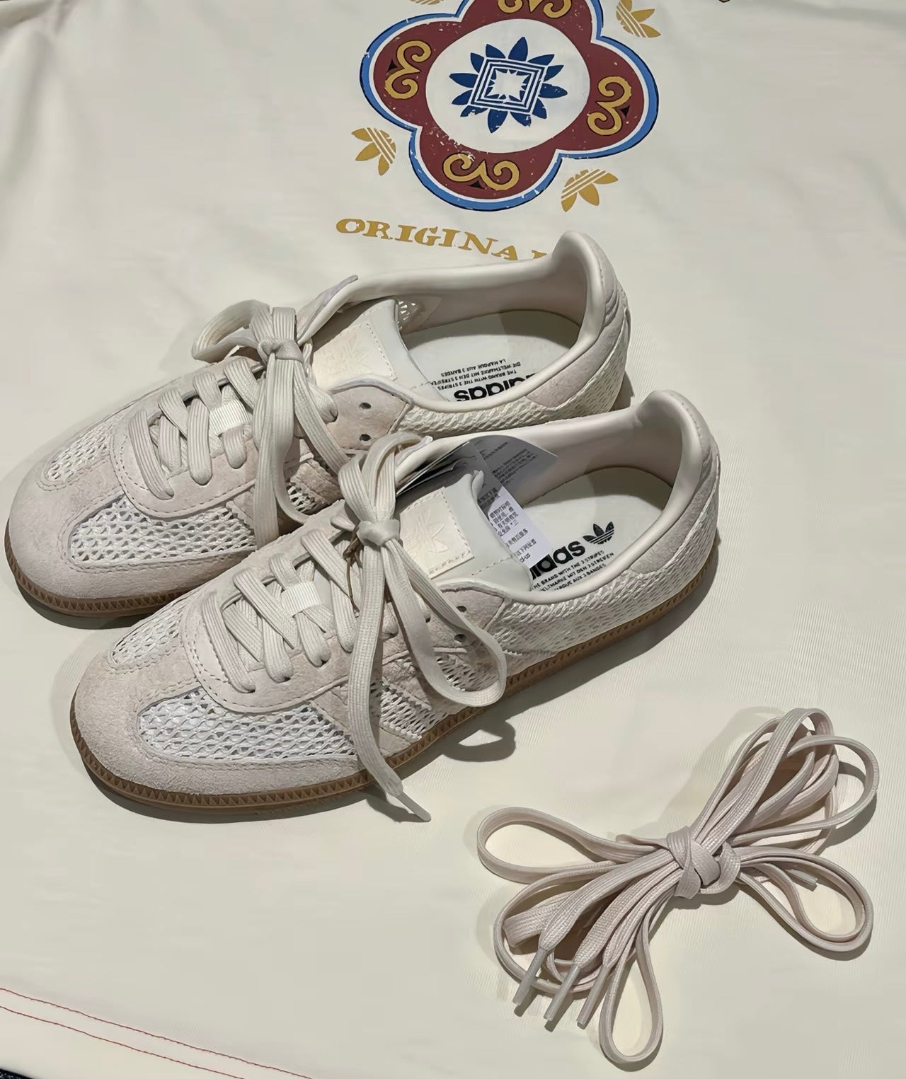 Adidas Originals Samba 白黃 (KK3528)