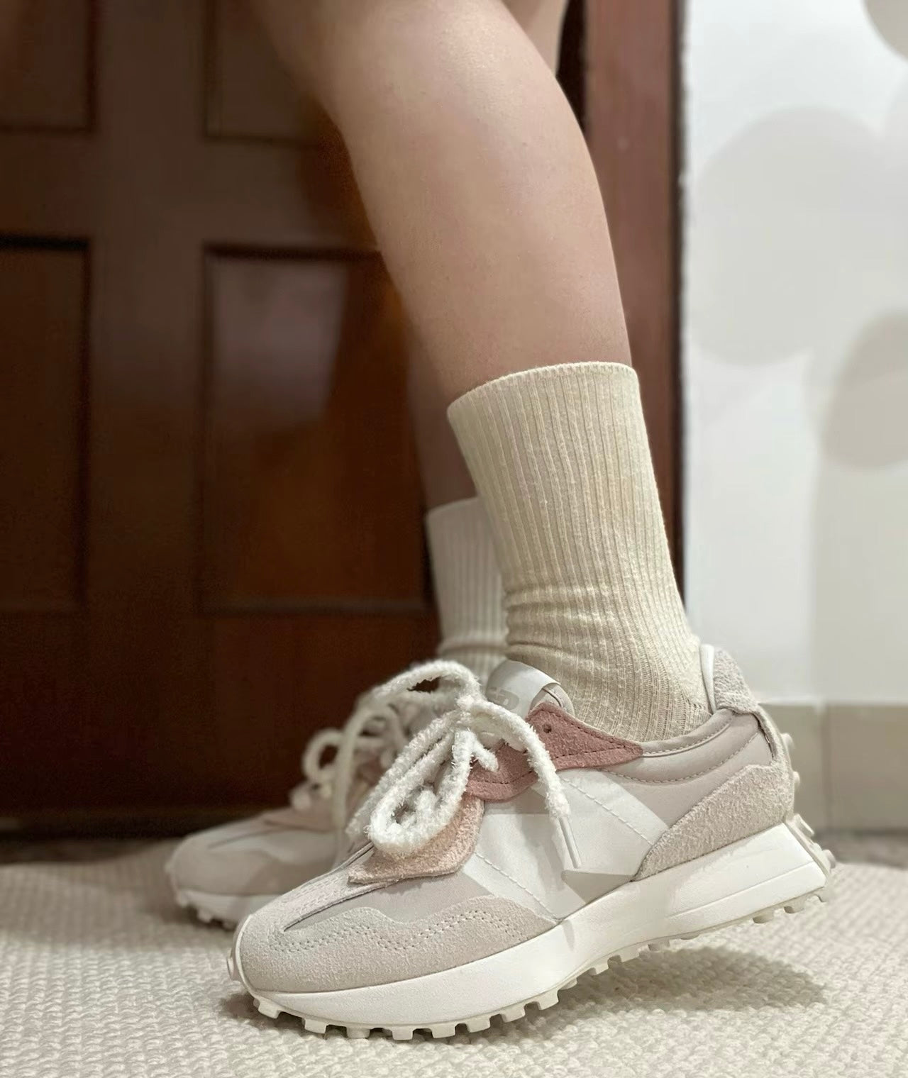 New balance 327 藕粉米白 (U327WTL)