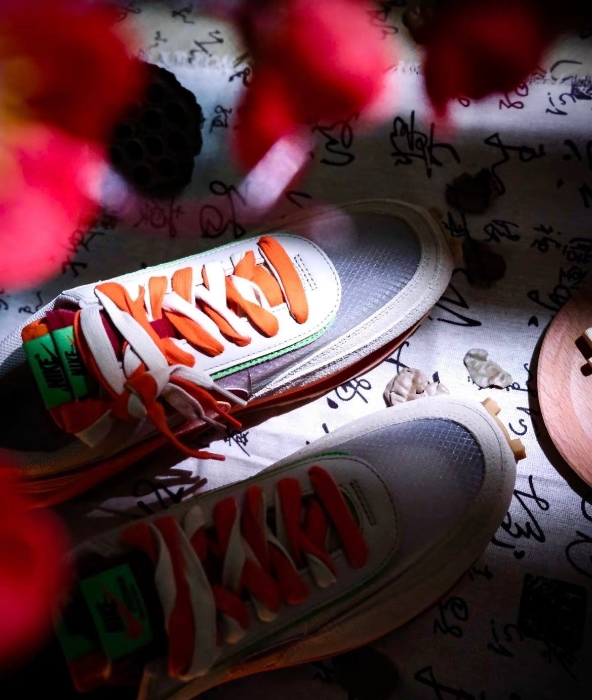 Nike Sacai Clot LDWaffle 白橙 (DH1347-100)