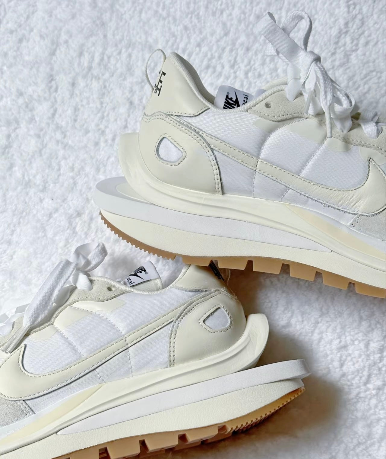 Nike Sacai VaporWaffle White And Gum 米白 (DD1875-100)