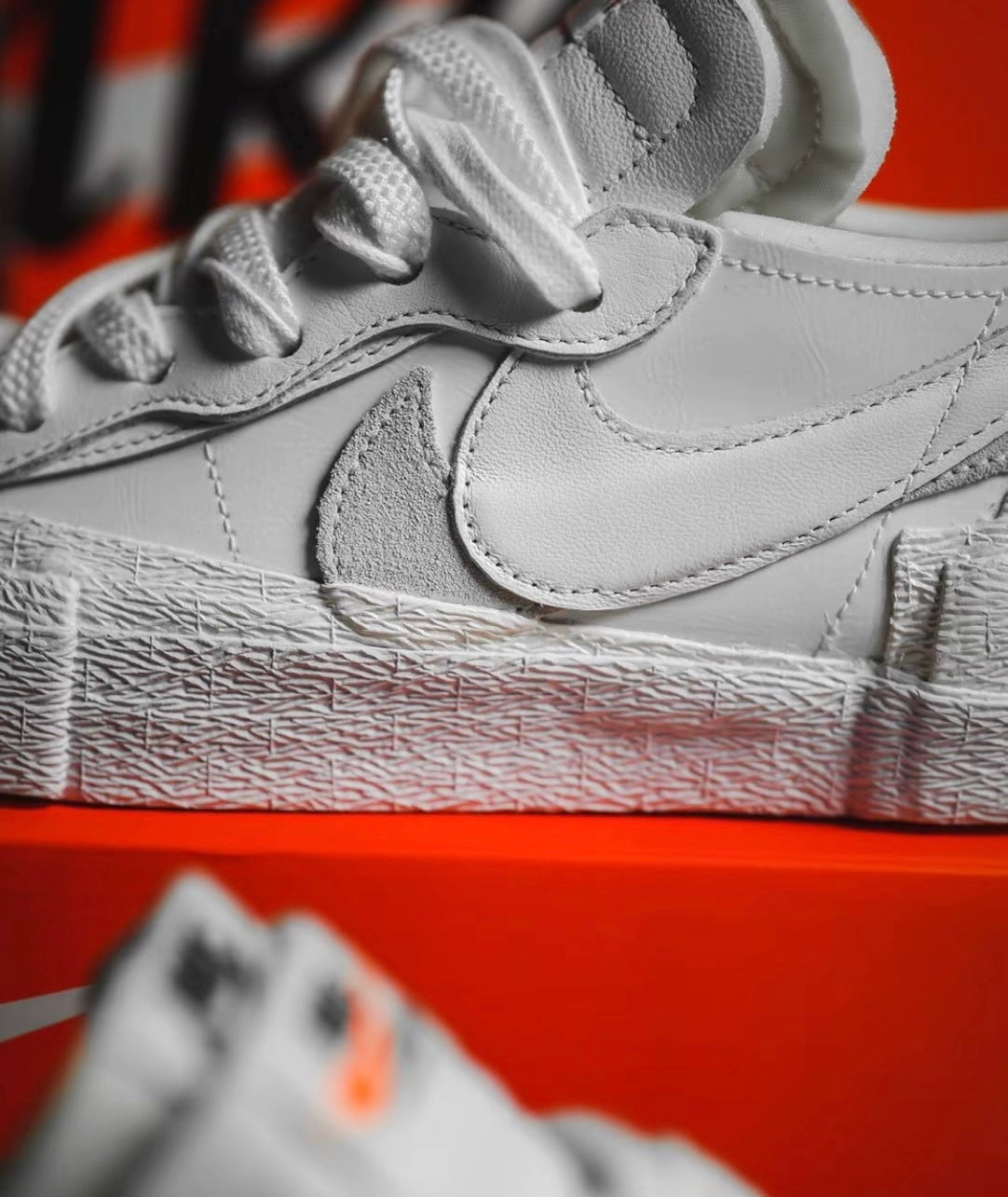 Nike Sacai Blazer White Patent Leather 白色 (DM6443-100)