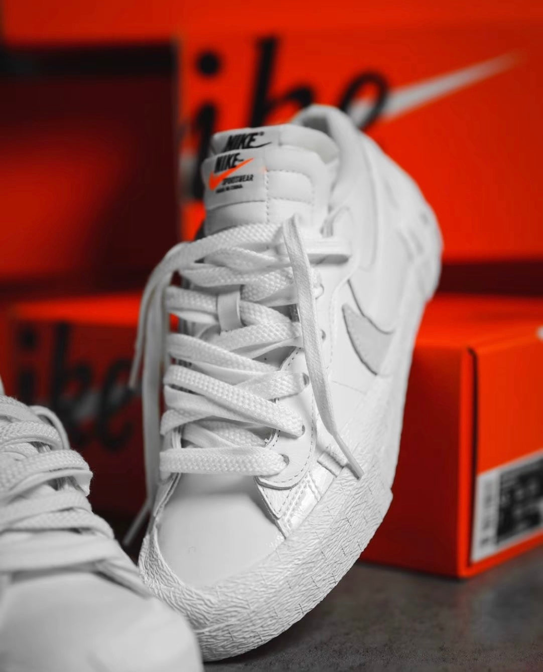 Nike Sacai Blazer White Patent Leather 白色 (DM6443-100)