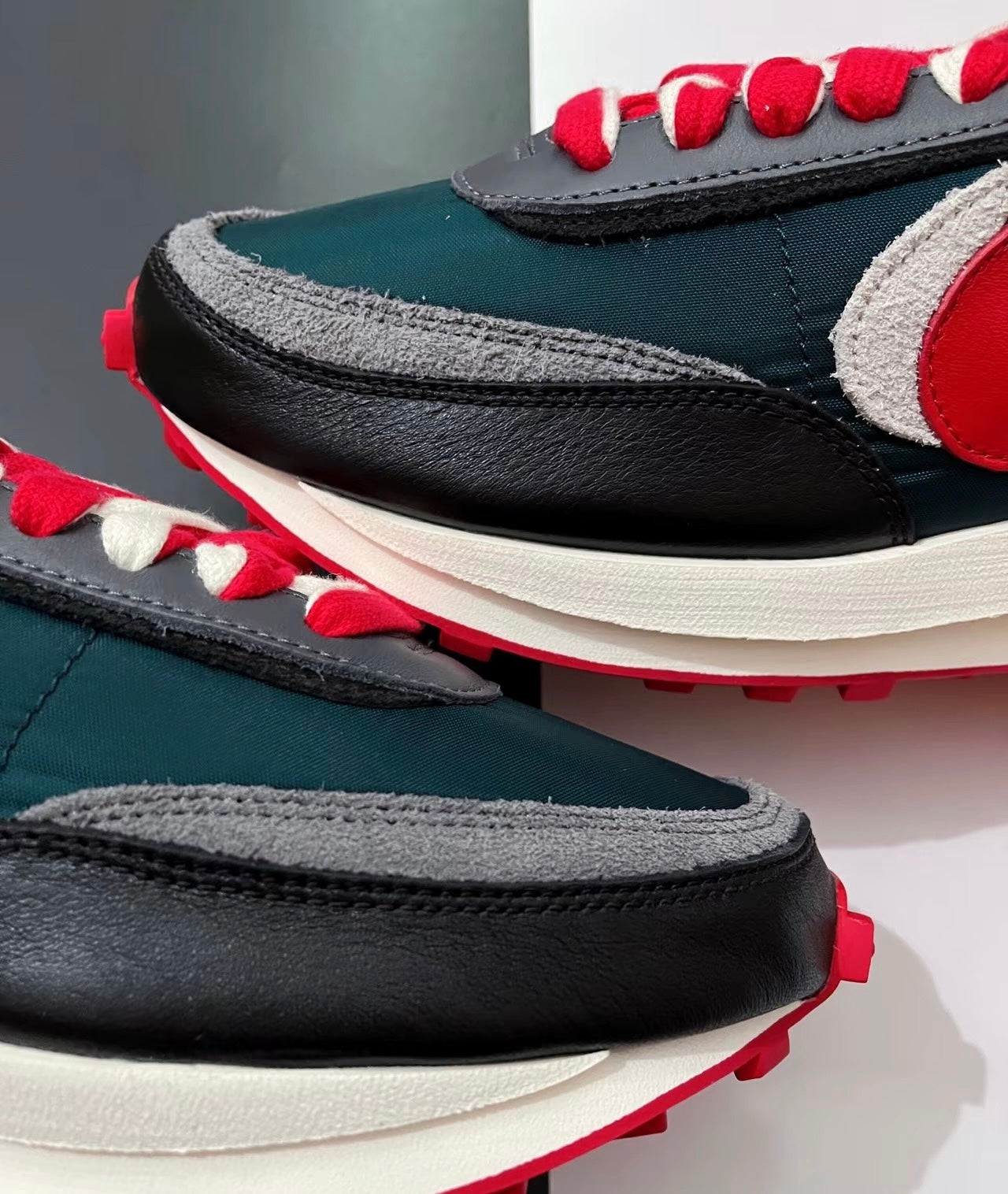 Nike Sacai LDWaffle Midnight Spruce 藍紅 (DJ4877-300)