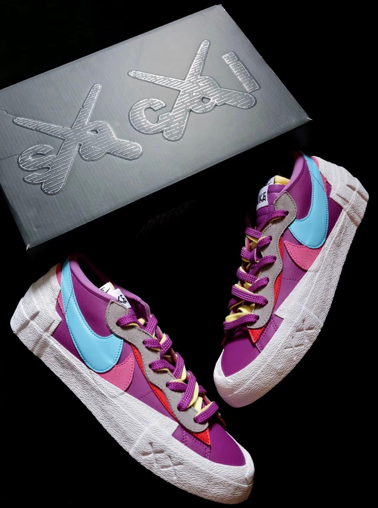 Nike Sacai Blazer Purple Dusk 紫色 (DM7901-500)