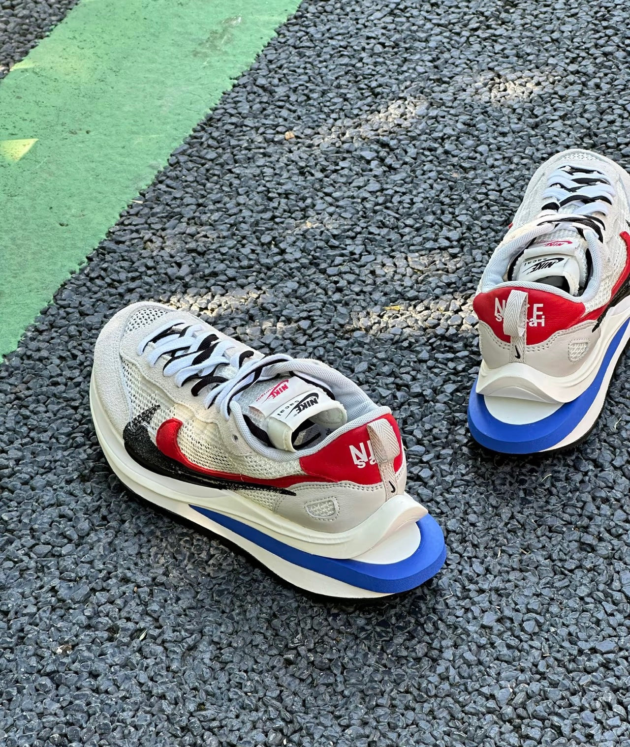 Nike Sacai VaporWaffle Royal Fuchsia 灰白 (CV1363-100)