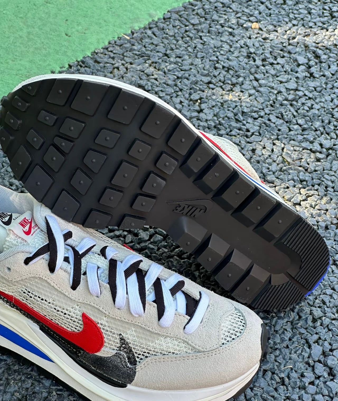 Nike Sacai VaporWaffle Royal Fuchsia 灰白 (CV1363-100)