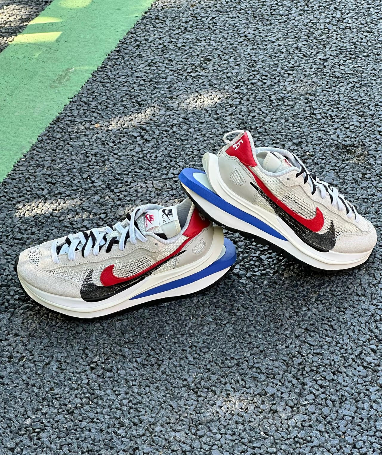 Nike Sacai VaporWaffle Royal Fuchsia 灰白 (CV1363-100)