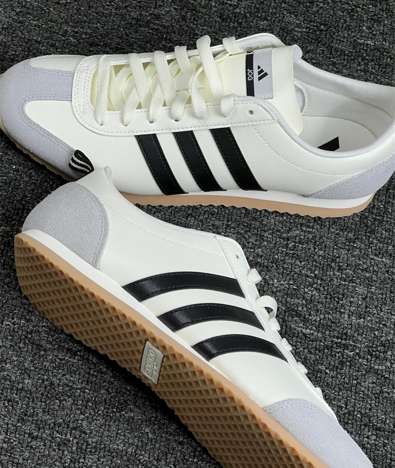 Adidas VS JOG 2.0 白灰 (JS1031)