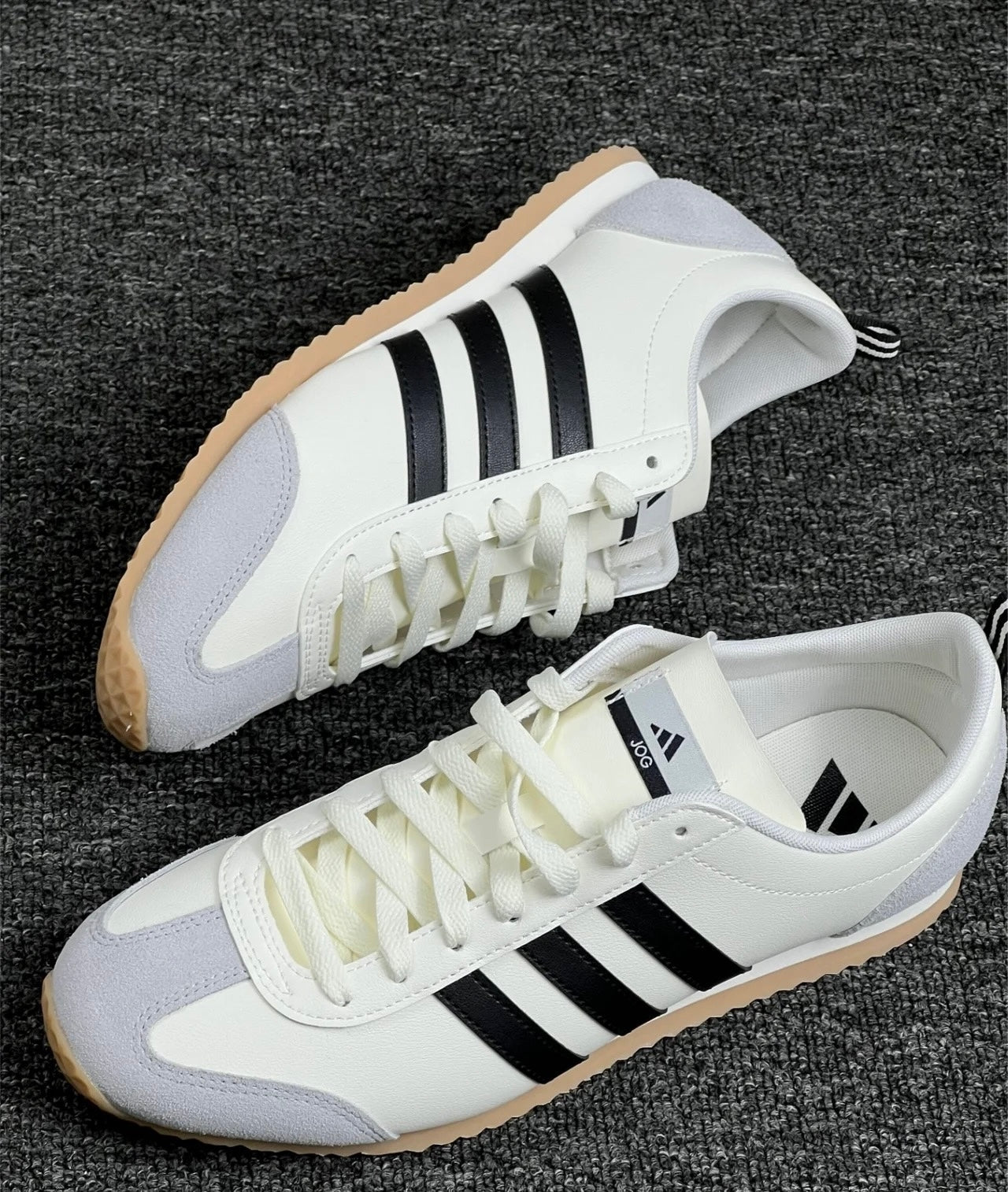 Adidas VS JOG 2.0 白灰 (JS1031)