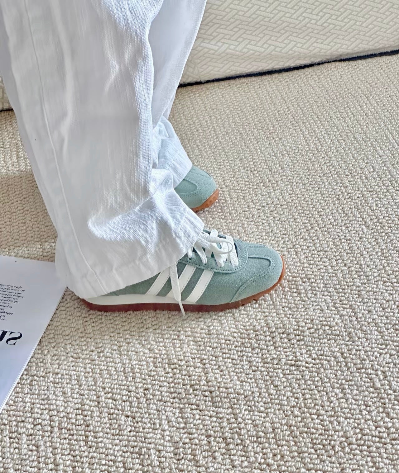 Adidas VS JOG 2.0 灰綠 (JS4445)