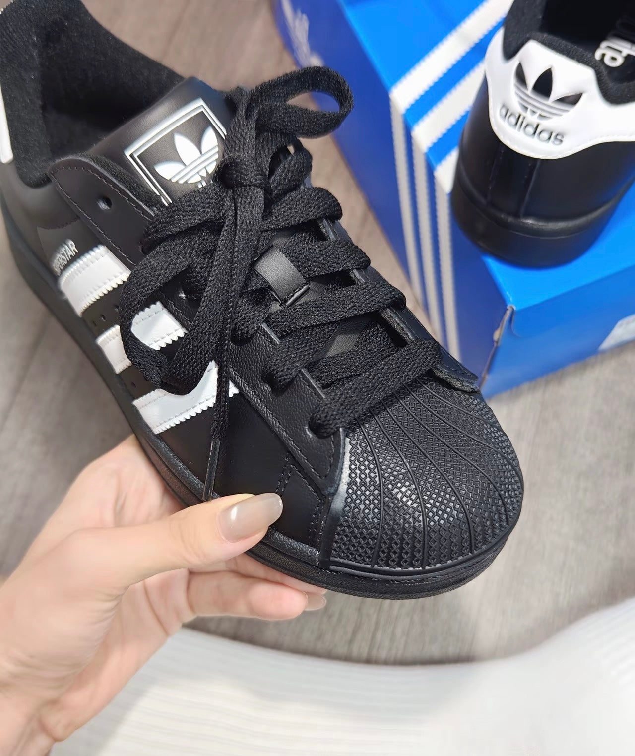 Adidas Originals Superstar 黑白 (JI0079)