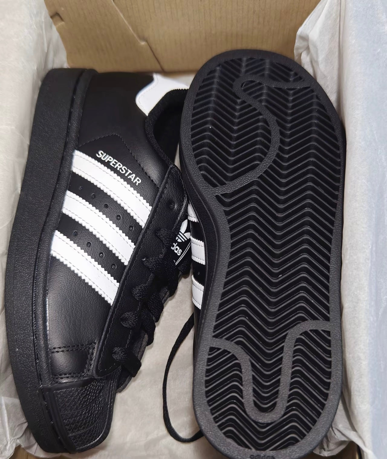 Adidas Originals Superstar 黑白 (JI0079)