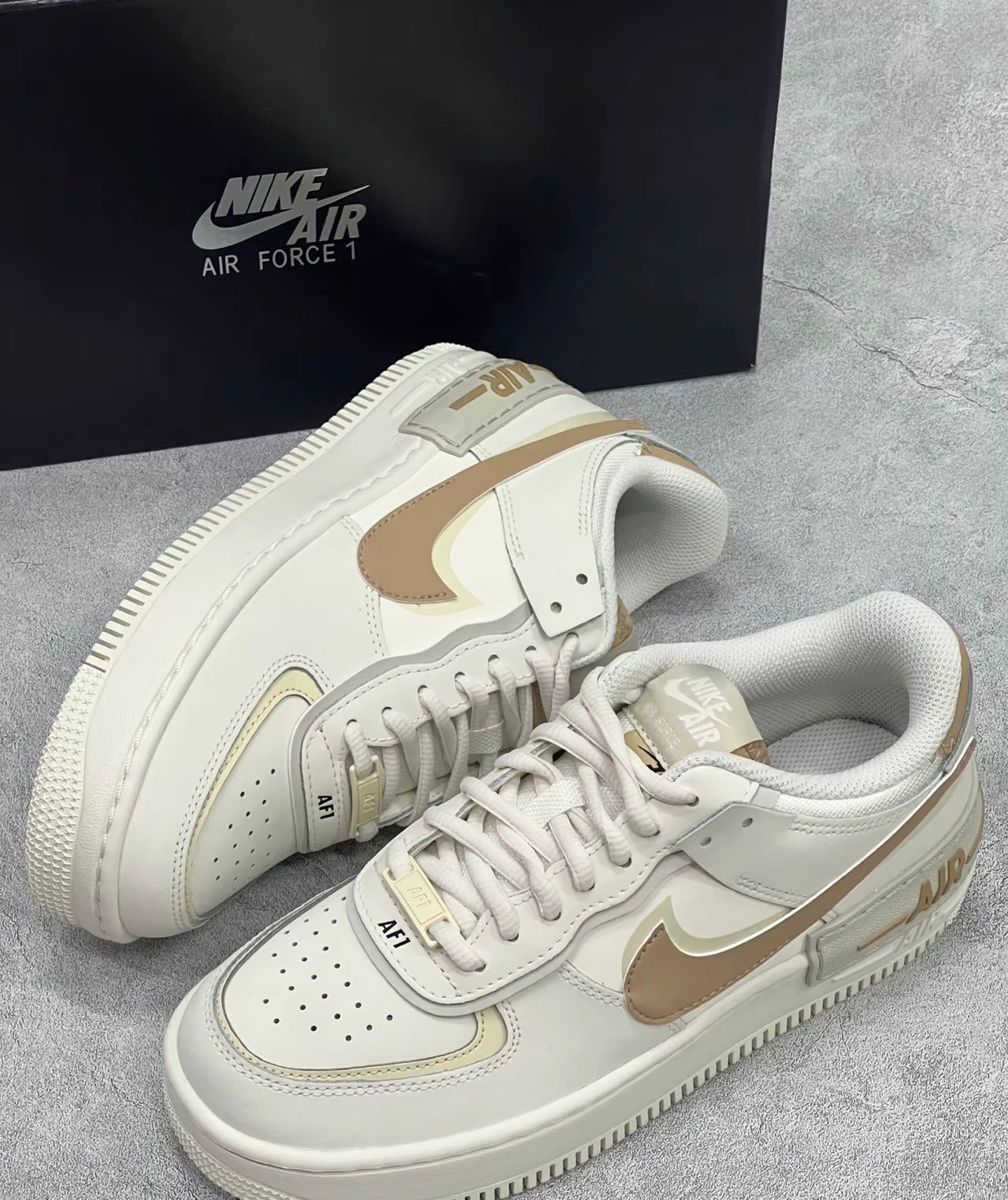Nike Air Force 1 Shadow “Sail Fossil” (CI0919-116)