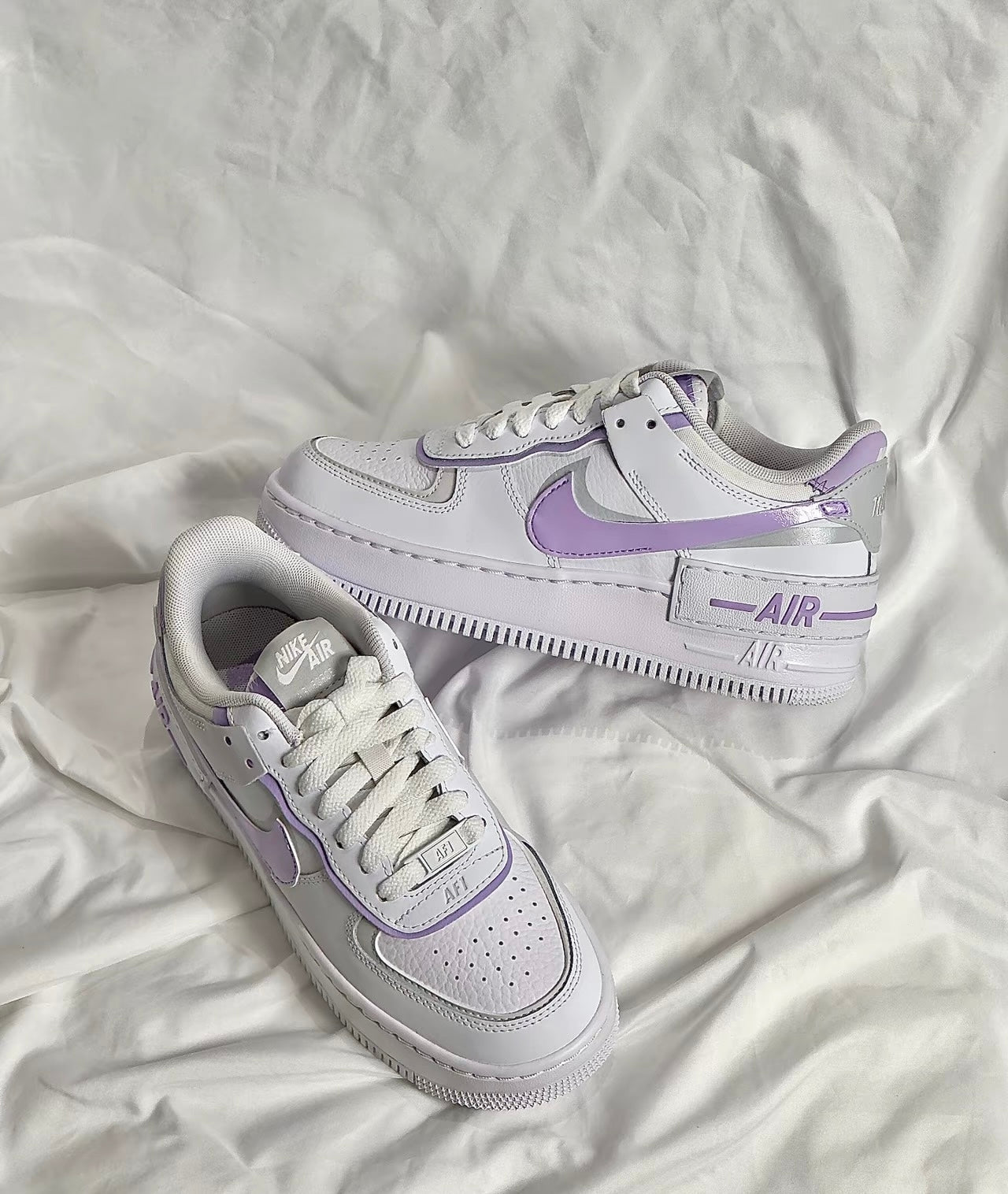NIKE AIR FORCE 1 SHADOW White Purple (FN6335-102)