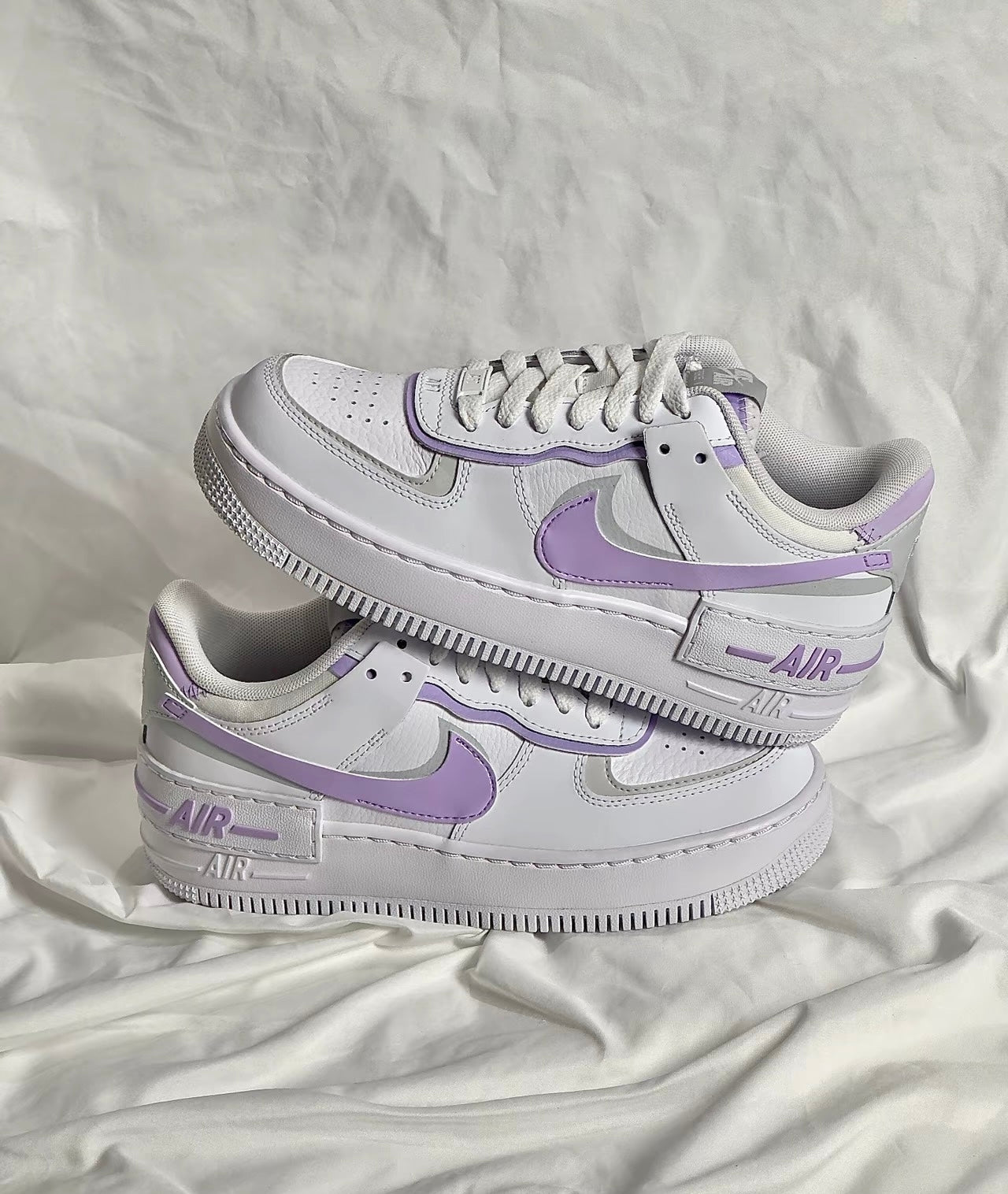 NIKE AIR FORCE 1 SHADOW White Purple (FN6335-102)