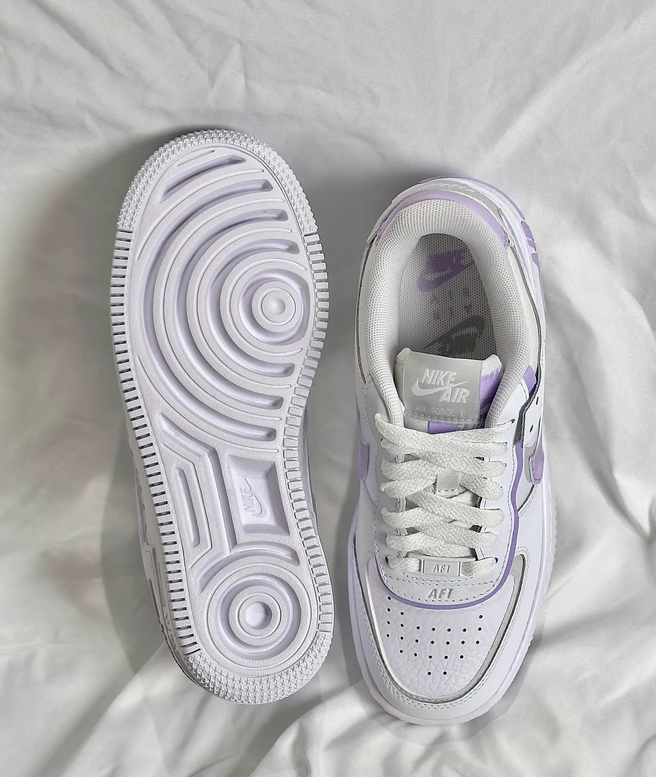 NIKE AIR FORCE 1 SHADOW White Purple (FN6335-102)