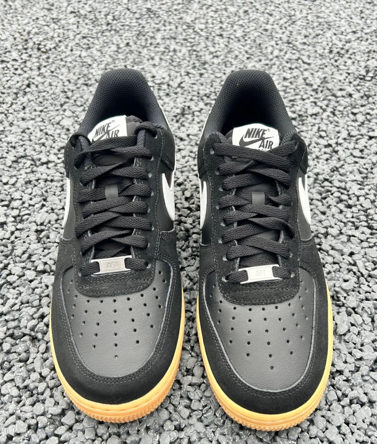 Nike Air Force Black White Gum (FQ8714-004)