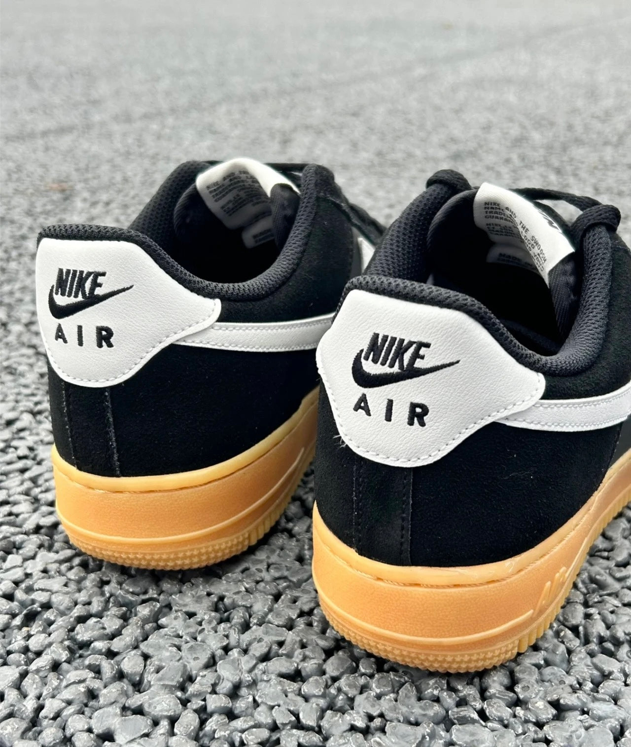 Nike Air Force Black White Gum (FQ8714-004)