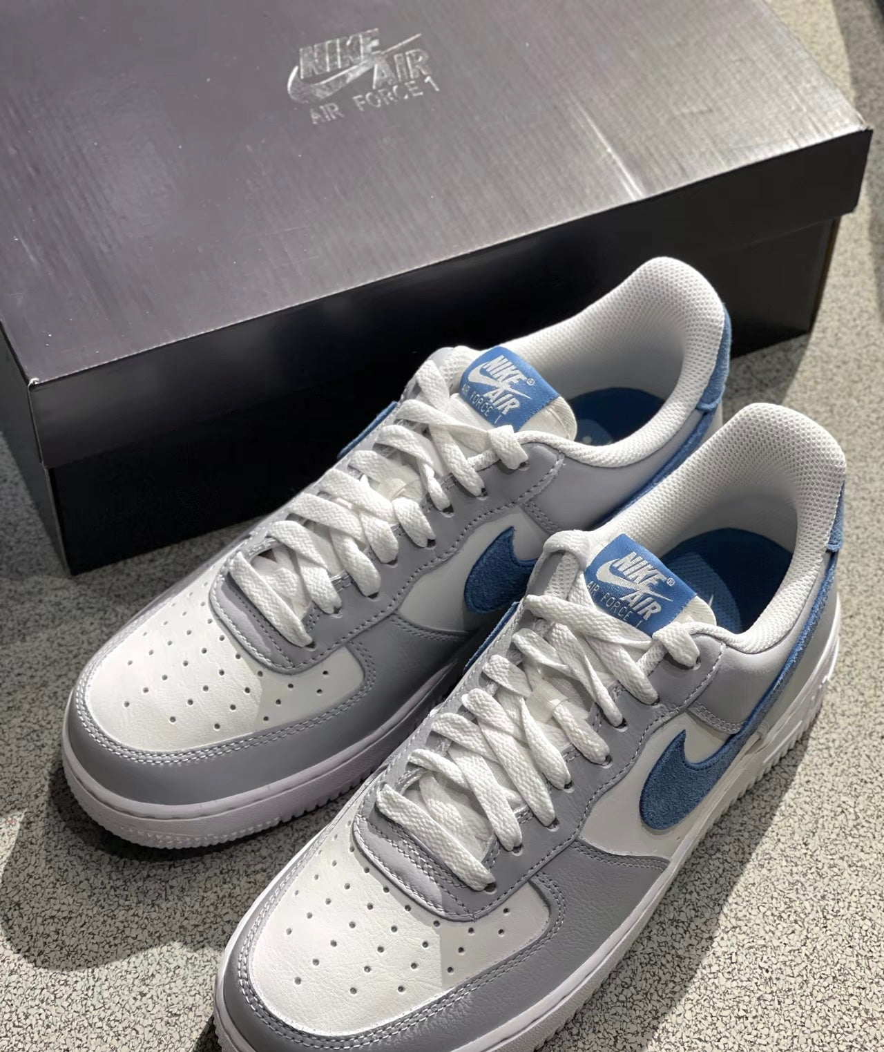 Nike Air Force 奶油藍灰 (HV1795-141)