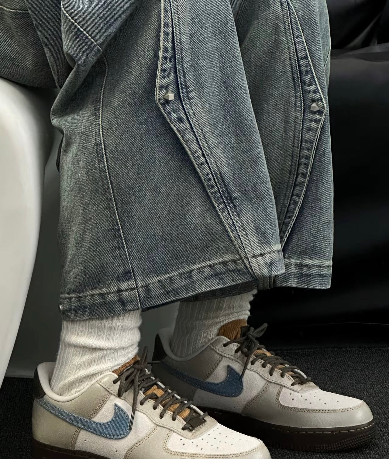 NIKE AIR FORCE 1 “CORDUROY DENIM” (HQ3458-142)