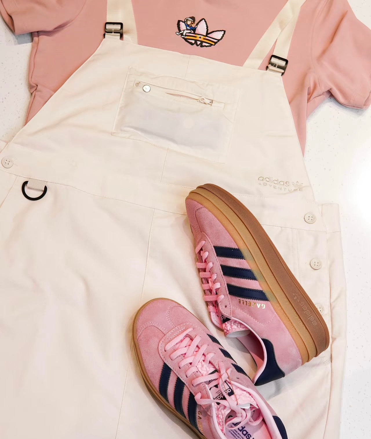 Adidas Originals Gazelle Bold 粉黑 (H06122)
