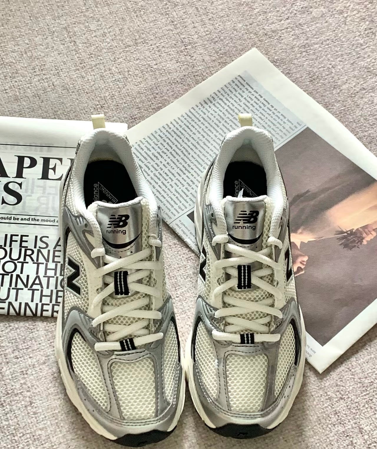 NEW BALANCE 530銀黑 (MR530GMT)