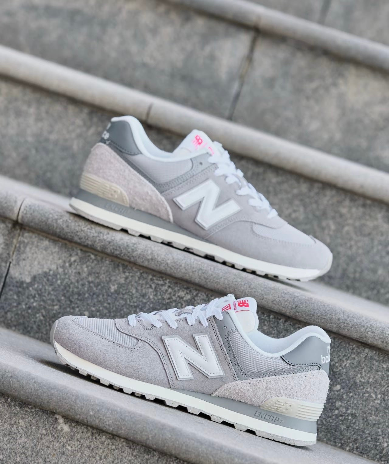 New Balance 574 灰白 (U574BKR)
