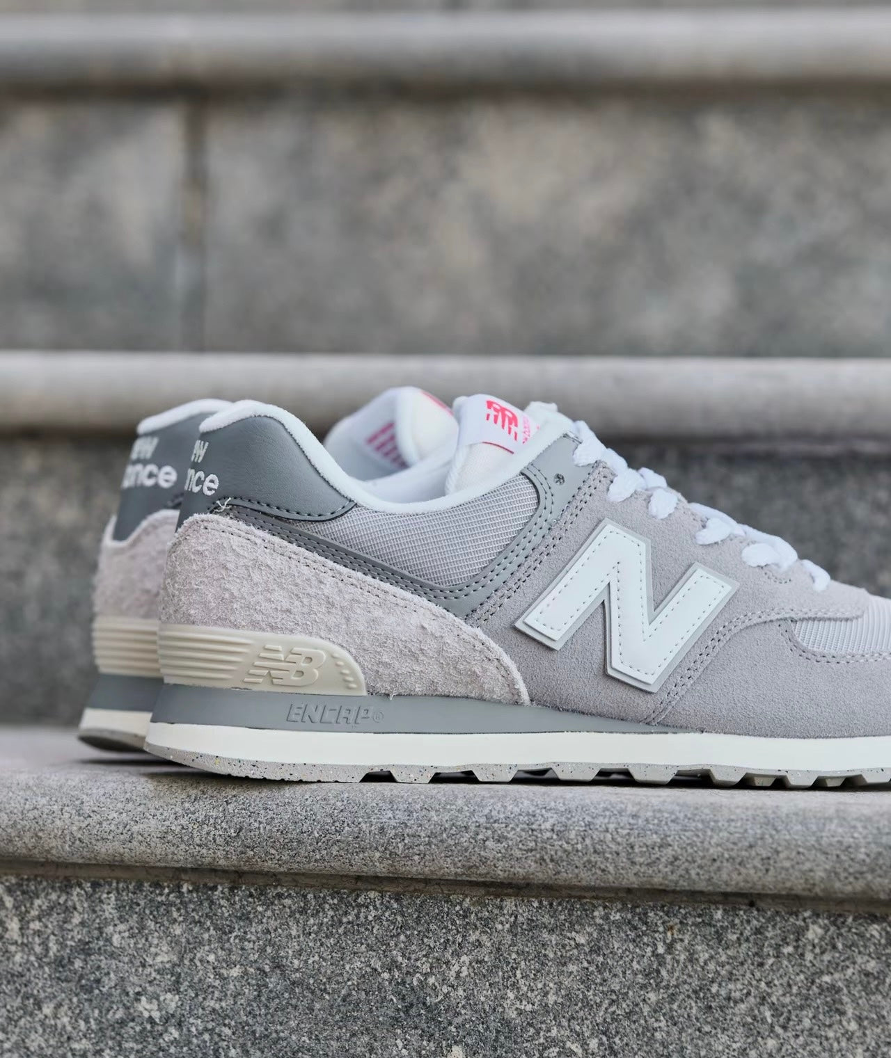 New Balance 574 灰白 (U574BKR)